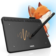 UGEE Drawing Tablet S640 Digital Graphics Pad with Battery-Free Stylus Tilt Function 8192 Pressure Sensitivity 10 Express Keys Pen Tablet for Beginner