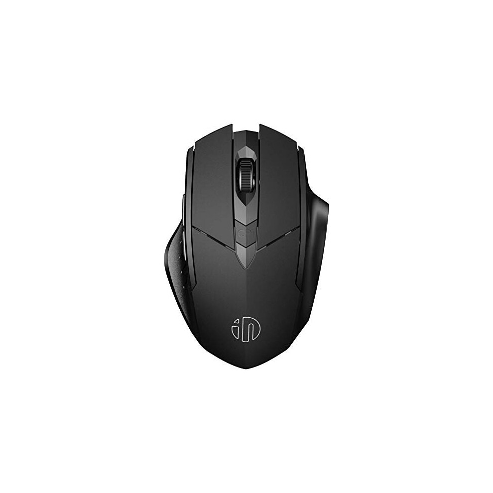 Inphic Bluetooth Mouse, Multi-Device Silent Rechargeable Bluetooth Wireless Mouse (Tri-Mode: Bt 5.0/4.0+2.4G), 1600Dpi Ergonomic Portable Mouse For 6914710949426