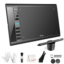 Drawing Tablet, UGEE M708 V3 Graphics Drawing Tablet with 10*6 inch, 8192 Level Pressure Battery Free Pen Stylus, 8 Hot Keys Compatible with Windows