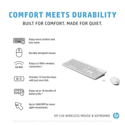 HP HP 230 Wireless Mouse and Keyboard Combo 1