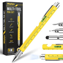 Maqhpu Gifts for Men - 9 IN 1 Multi Tool Pen Gadgets for Men, Secret Santa Gifts for Men, Stocking Fillers for Men, Mens Gifts for Christmas, Gifts