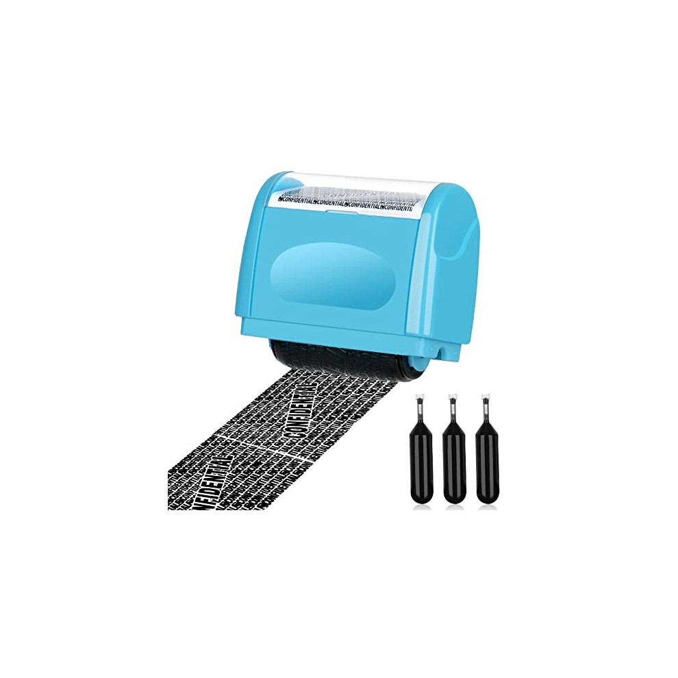 Confidential Roller Stamp, Identity Theft Protection Roller Stamp for Privacy Protection - 1.5 Inch