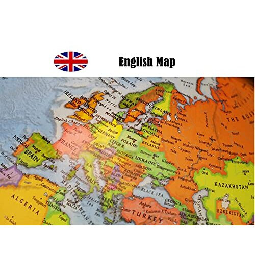 Exerz 30CM Educational World Globe All direction 360 rotating - Diameter 30cm 2
