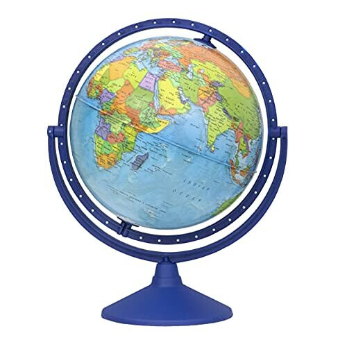 Exerz 30CM Educational World Globe All direction 360 rotating - Diameter 30cm