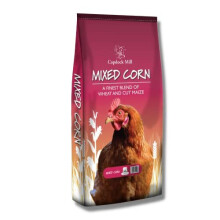 Copdock Mill Mixed Corn, 20kg, Perfect for keeping your Hens satisfied with a simple mix of Wheat & Cut Maize