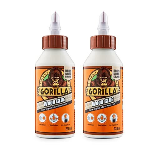 Gorilla Gorilla Wood Glue 236ml (Pack of 2)