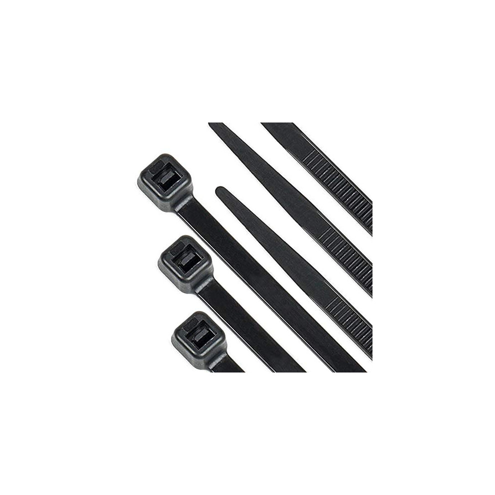 Beshine Black Cable Ties, 300Mm X 7.6Mm, Pack Of 100, 12" Premium Tie Wraps - Self Locking, Heavy Duty Nylon Zip Ties For Home Office Garage And Workshop - Image 3