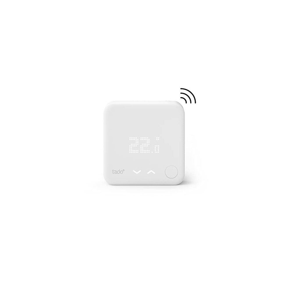 tado Wireless Temperature Sensor - Wifi Add-On Product For Smart Radiator Thermostat - Digital Temperature Control For Active Heating Control - Easy