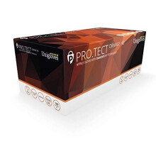 Unigloves PRO.TECT Orange HD GA0052 Nitrile Single Use Ultra Gloves - Multipurpose Powder Free, Silicone Free Disposable Gloves, Box of 100 Pairs,