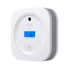 Smoke & Carbon Monoxide Alarm, AEGISLINK Combination Smoke & Carbon Monoxide Alarm Detector, 10-Year Lifespan & Replaceable Battery, Smoke & CO Alarm