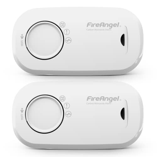 Fireangel FireAngel FA3313-T2 Replaceable Battery Detector Twin Pack Carbon Monoxide Alarm