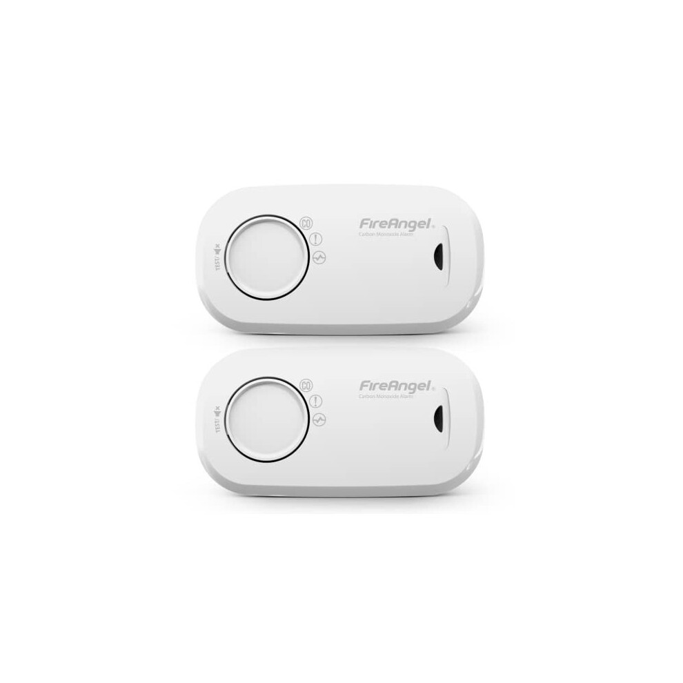 FireAngel FA3313-T2 Replaceable Battery Detector Twin Pack Carbon Monoxide Alarm