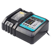 QUPERR- DC18RC snellader compatibel met makita 14.4V-18V Li-ion vervangende accu BL1815 BL1830 BL1840 BL1850 BL1860 BL1890 BL1415 BL1430