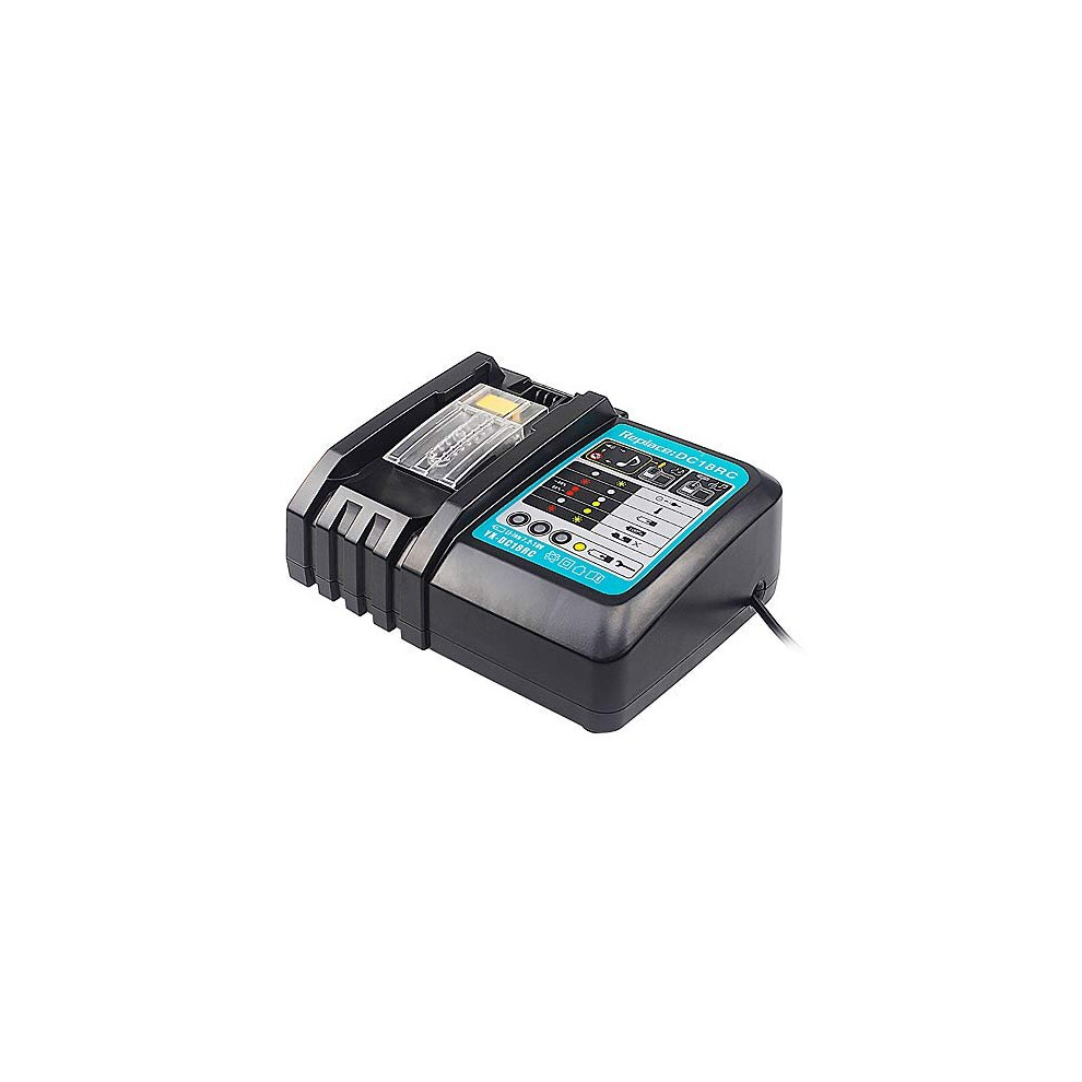 QUPERR- DC18RC Fast Charger Compatible with makita 14.4V-18V Li-ion Replacement Battery BL1815 BL1830 BL1840 BL1850 BL1860 BL1890 BL1415 BL1430