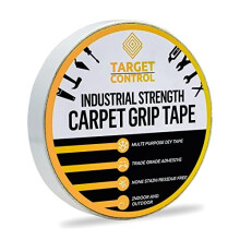 TargetControl 50ft, Double Sided Tape Heavy Duty, Carpet Tape Double Sided Heavy Duty, Rug Grippers From Rug To Carpet, Heavy Duty Double Sided