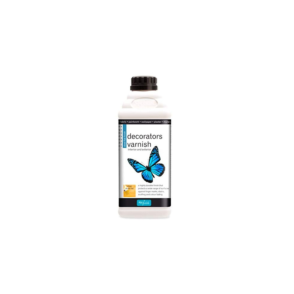 POLYVINE Quick-Drying Clear Acrylic Decorators Varnish Satin 100ml