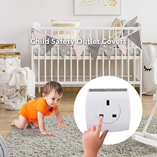HBN Countdown Timer Plug, Energy Saving Timer Switch with Repeat Function, 15/30 Min 1/2/4/6 Hour Run Down Timer Socket, 1 Pack 1