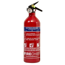 Firechief FAP1 1kg Powder Fire Extinguisher | ABC Powder Extinguisher With Kitemark Approval | Multi-Purpose Fire Extinguisher For(Kitchen, Garage,