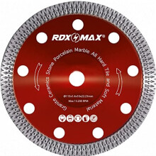 RDXMAX  115mm Diamond Cutting Discs for Angle Grinder |Super Thin Fast, Clean Cut on Porcelain, Granite, Marble, Concrete, Tiles, Stones, Bricks and