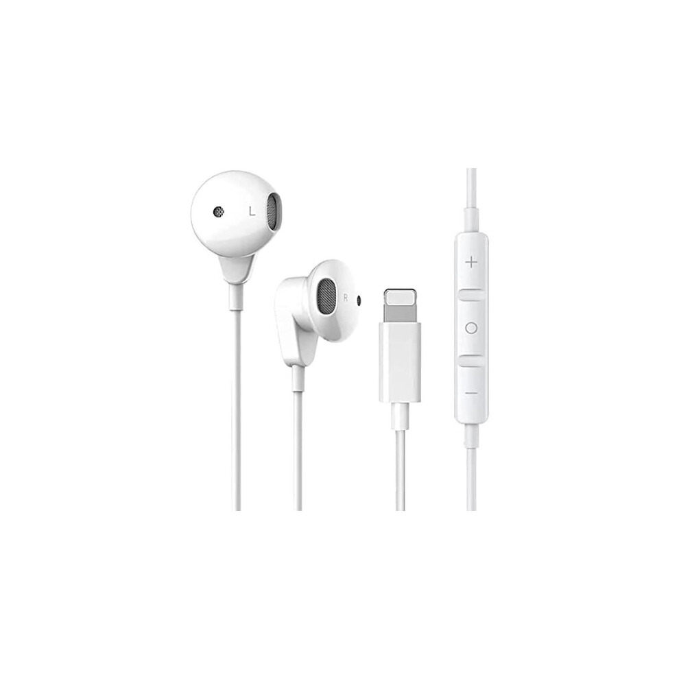 For Iphone Earphones,Wired Stereo Sound Headphones For Iphone 13 With Microphone And Volume Control,Noise Earphone Cancellation Compatible With Iphone 754131892149