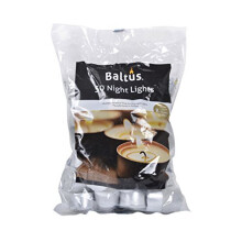 Baltus 50-Pack Unscented Wax Night Lights Tealights, 8-Hour Burn Time