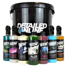 DetailedOnline Car Valeting Pack Interior Exterior Detailing Kit