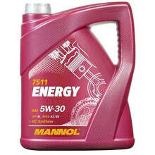 RS Mannol Energy 5W30 A3/B3 Fully Synthetic Engine Oil, WSS-M2C913-B, 5 Litres