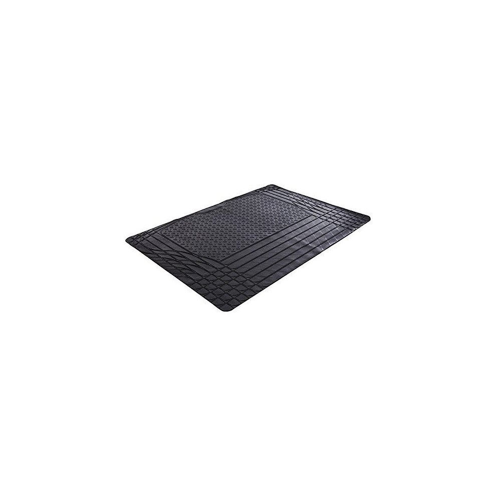 Xtremeauto Universal Fit All - Rubber Non-Slip Car Boot Liner Complete With Sticker Black 5054225359226
