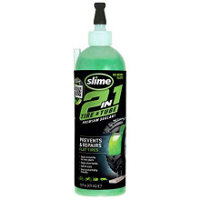 Slime 10193-51 2-in-1 Tyre & Tube Sealant Puncture Repair Sealant, Premium, Prevent and Repair, suitable for all off-highway Tyres and Tubes,