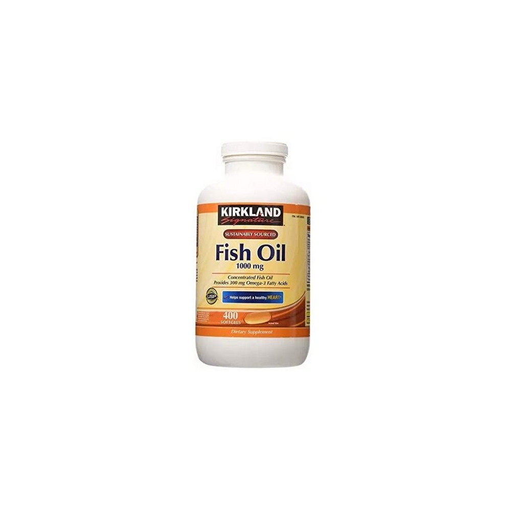 Kirkland Omega 3 Fish Oil 1000 mg 400 Softgels