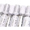 10 Deluxe Silver and White Christmas Crackers 5