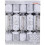 10 Deluxe Silver and White Christmas Crackers 1