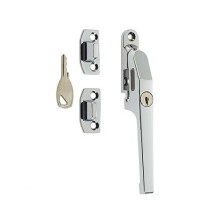 Modern Locking Window Fastener JW78LPC - Polished Chrome