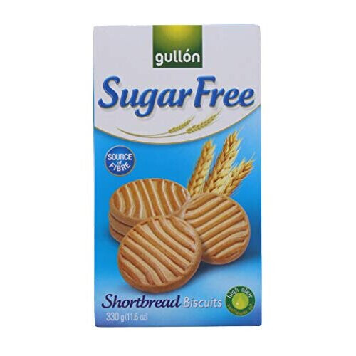 Gullon no sugar Biscuits 330gram box shortbread