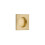 Square Flush Pull, Satin Brass 1