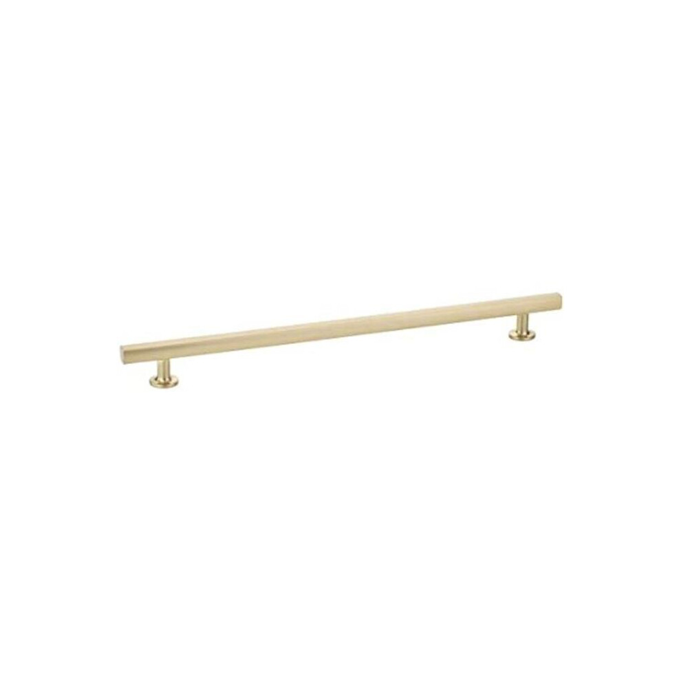 12 in. Center to Center Freestone Cabinet Pull, Satin Brass-image-OPC-PB7RYRN-NEW