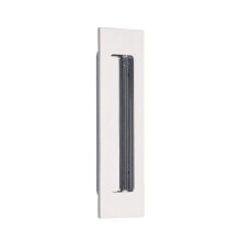 6 in. Modern Rectangular Flush Pull, Bright Chrome
