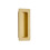 4 in. Modern Rectangular Flush Pull, Satin Brass 1
