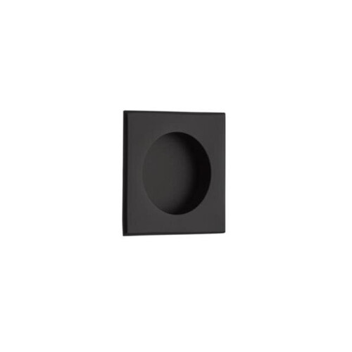 Square Flush Pull, Flat Black