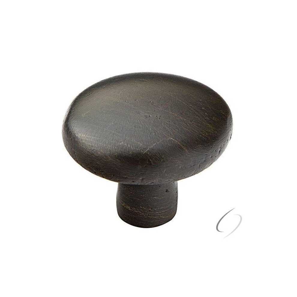 1.25 In. Bronze Round Cabinet Knob, Medium Bronze 758218065617