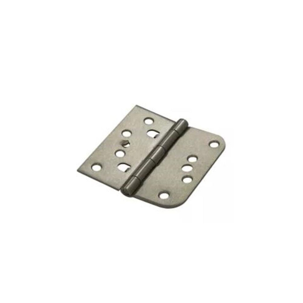 4 X 4 In. Corner Plain Bearing Mortise Hinge - 0.625 In Radius, Chrome 758218065952