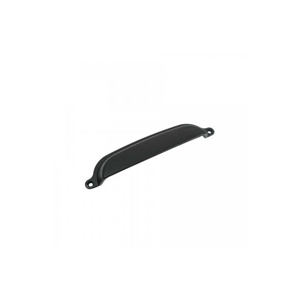 6 In. Oil Rubbed Bronze Riverstone Cabinet Cup Pull 758218007099