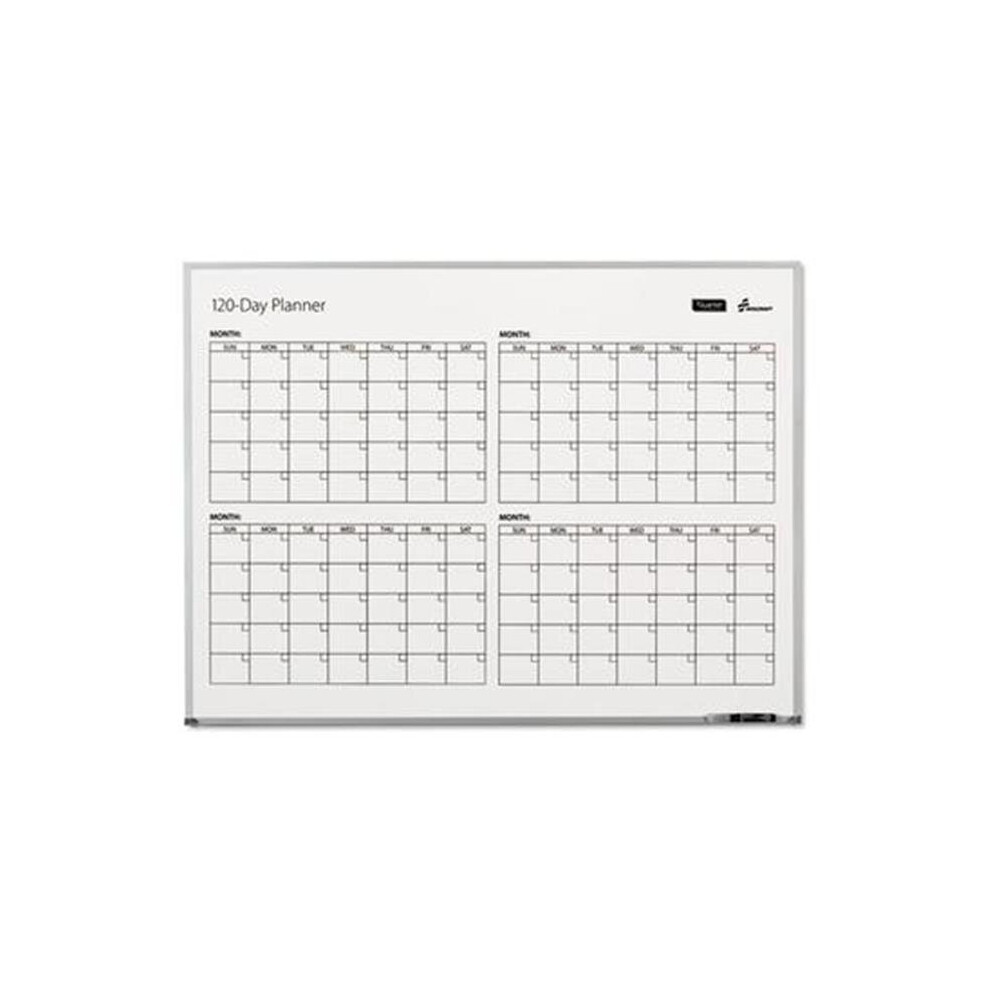 711001 4-Month Dry Erase Calendar Board - 48 x 36 in.