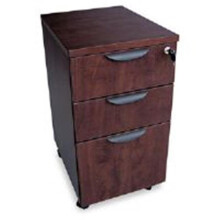 ALEVA572816MY Valencia Mobile Box Box File Pedestal File, Mahogany