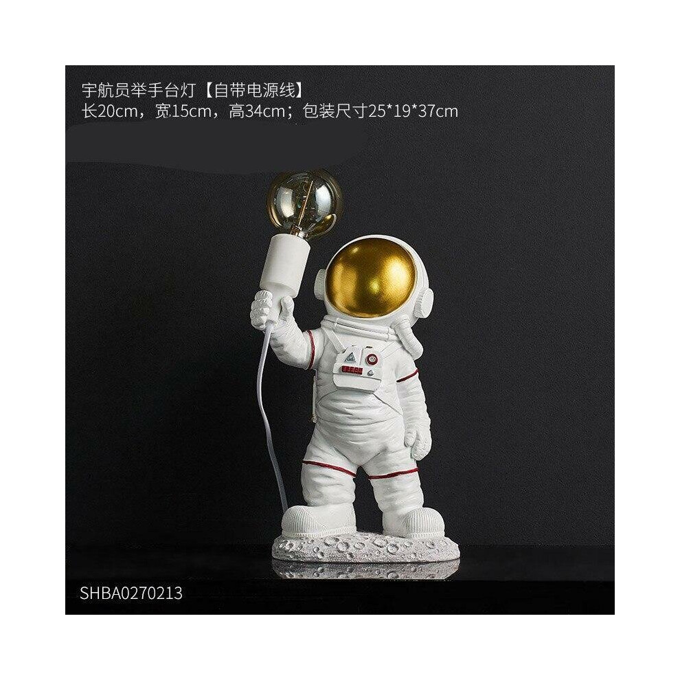 ( Station Gold) Modern Astronaut Table Lamps Resin Desk Lamp Bedroom Lamp Nordic-image-OPC-PB7RXM5-NEW