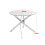 Living And Home 90cm Round Dining Table Tempered Glass Coffee Table 5