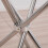 Living And Home Round Tempered Glass Dining Table with Crossover Legs 3