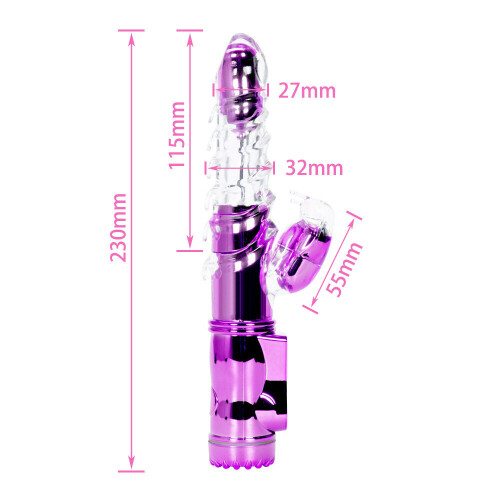 Rabbit Vibrator Realistic Dildo Vibrator Clitoris Stimulator 2