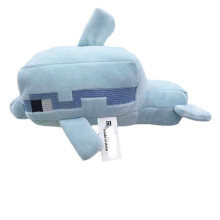 Peluche Minecraft bambola delfino per bambini 22 cm