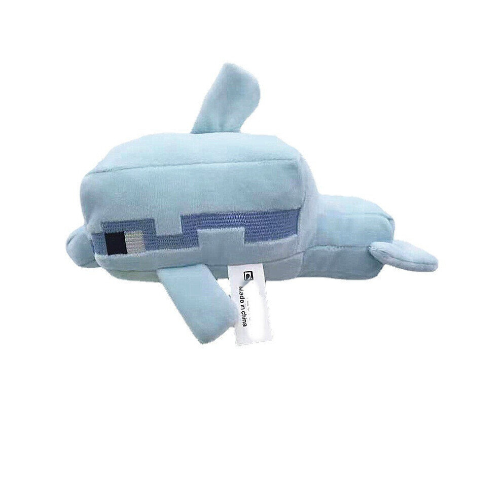 Minecraft plush toy children's doll dolphin 22cm